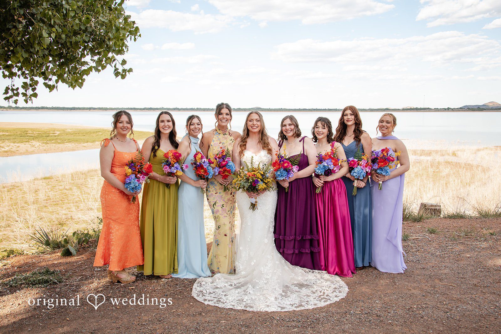Brekyn + Benjie Beautiful bride and her bridesmaids