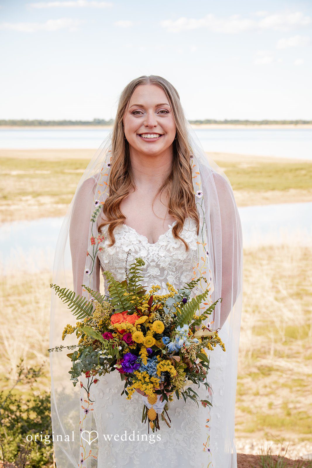 Brekyn + Benjie Our Oklahoma City wedding photographers captured a beautiful portrait of the bride