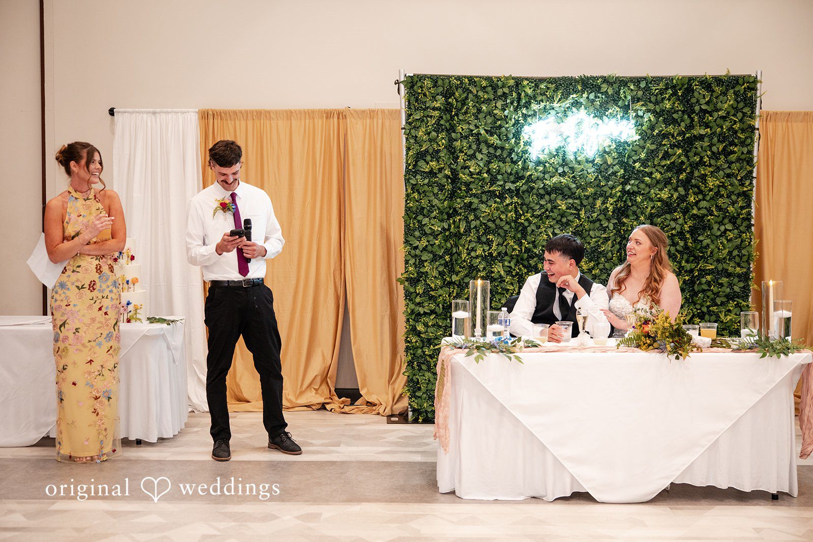 Brekyn + Benjie A moment from the wedding reception
