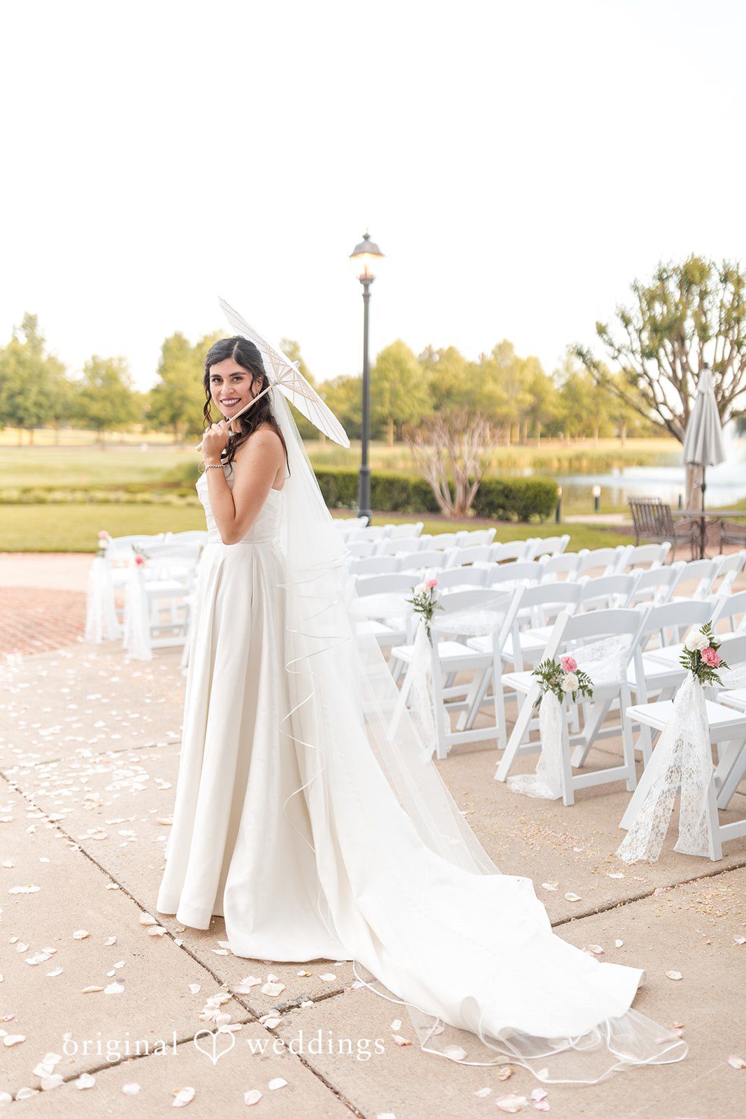 A stunning portrait of the bride