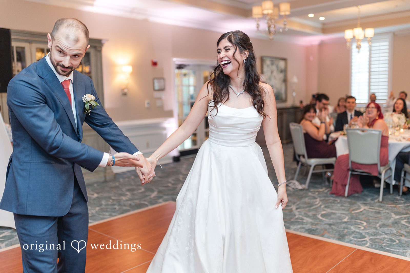 Moment from the wedding reception