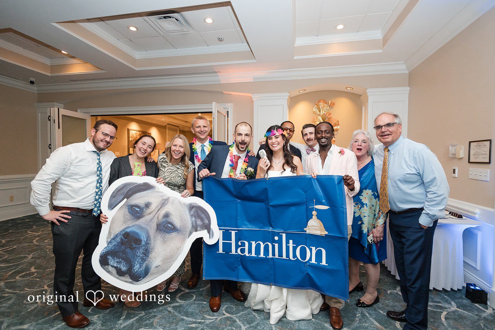 Portrait with the wedding party