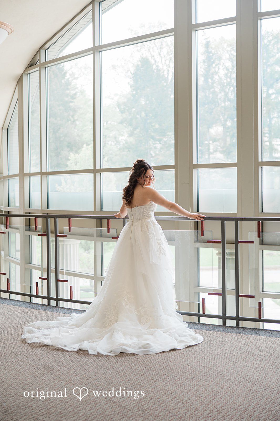 Bridal portrait after wedding preparations were complete