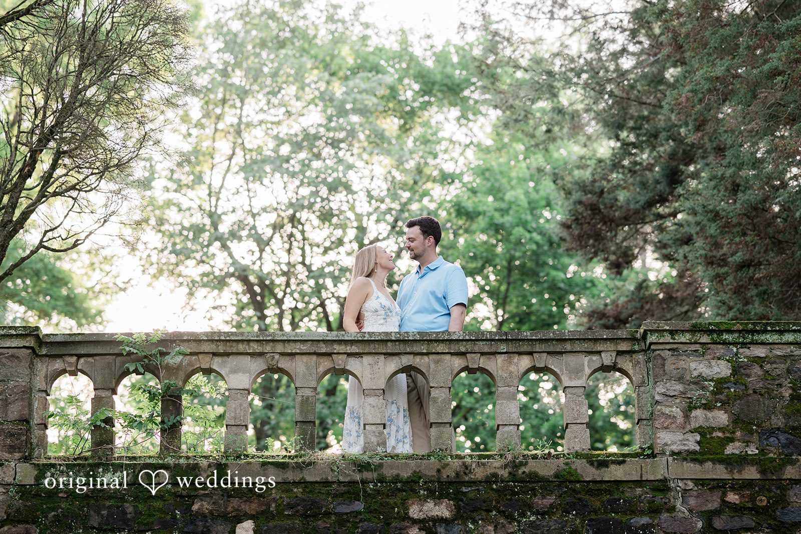 Justine + Danny The couple shares a romantic moment