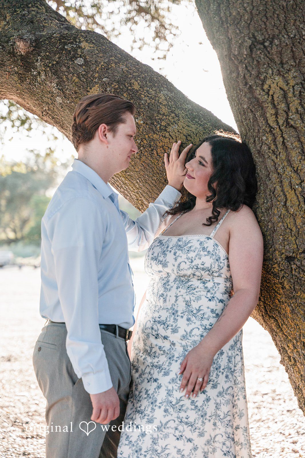 Amber + Connor A romantic portrait at the garden