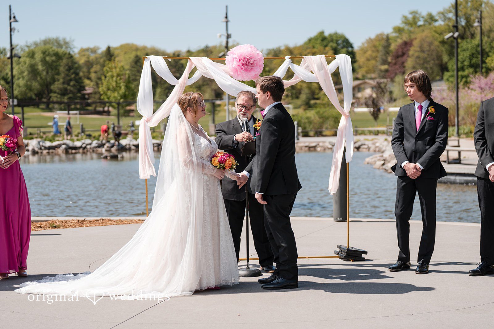 Katherine + Benjamin Moment from the wedding ceremony