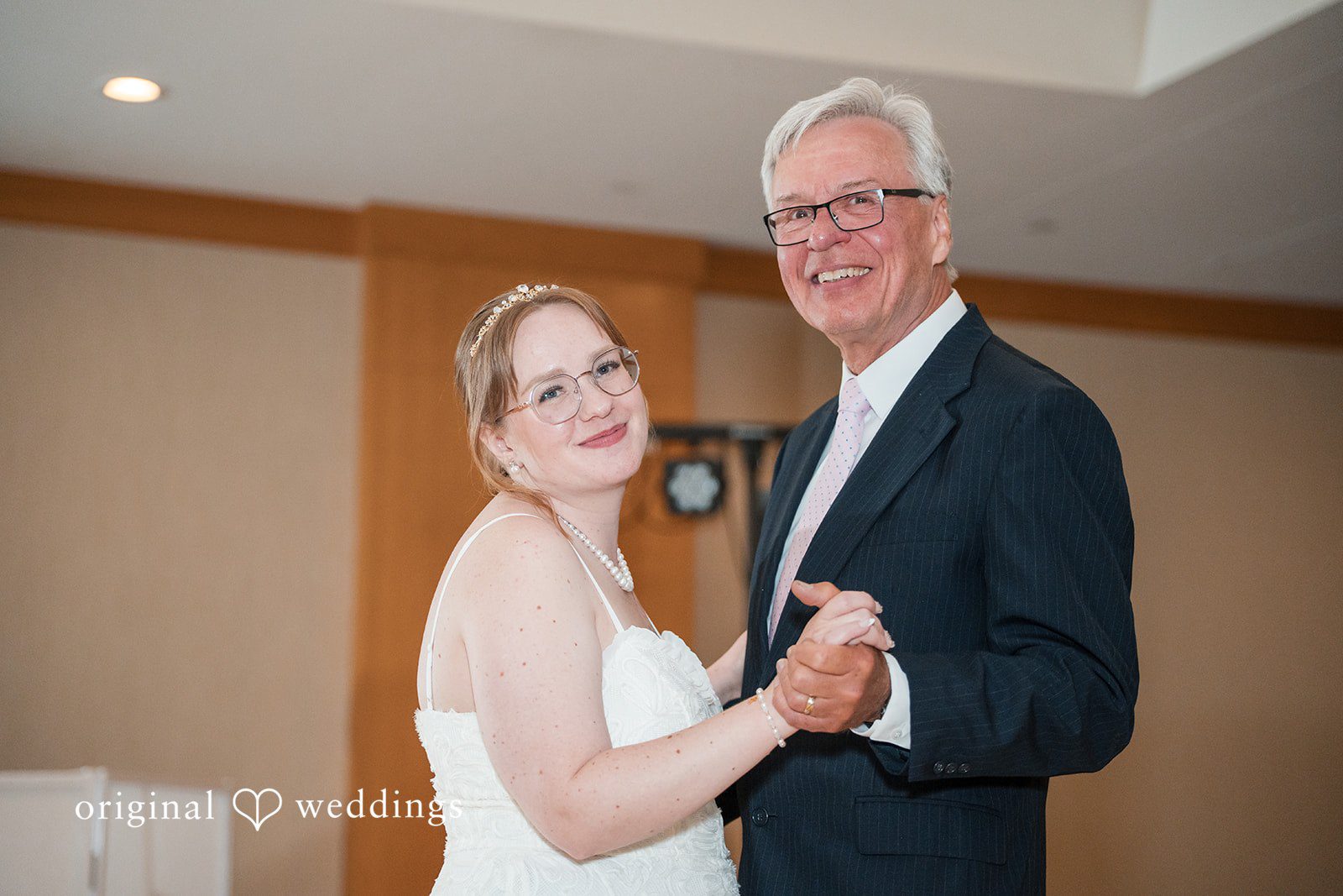 Katherine + Benjamin The bride and her father