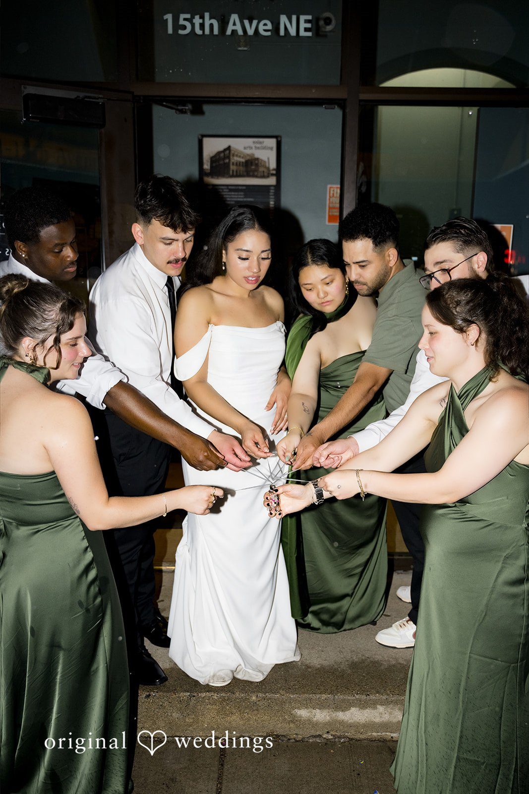 Kiarra + Anthony Fun wedding group activity photography at Solar Arts