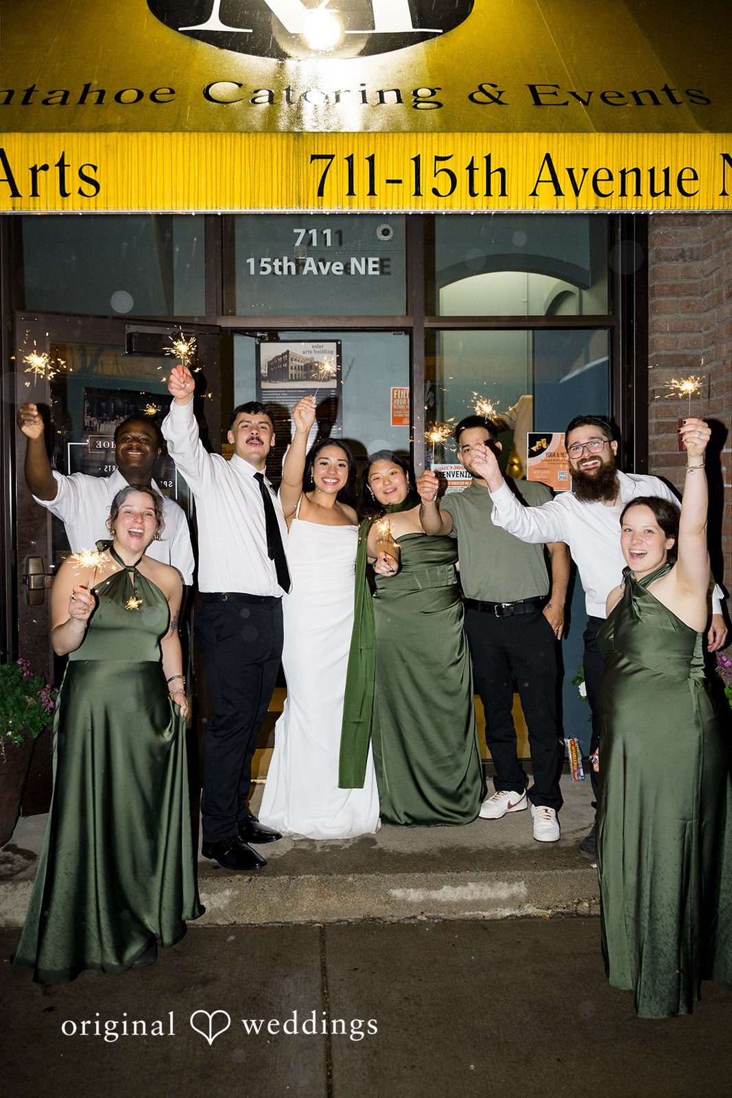 Kiarra + Anthony Beautiful smiling celebration moment at Solar Arts