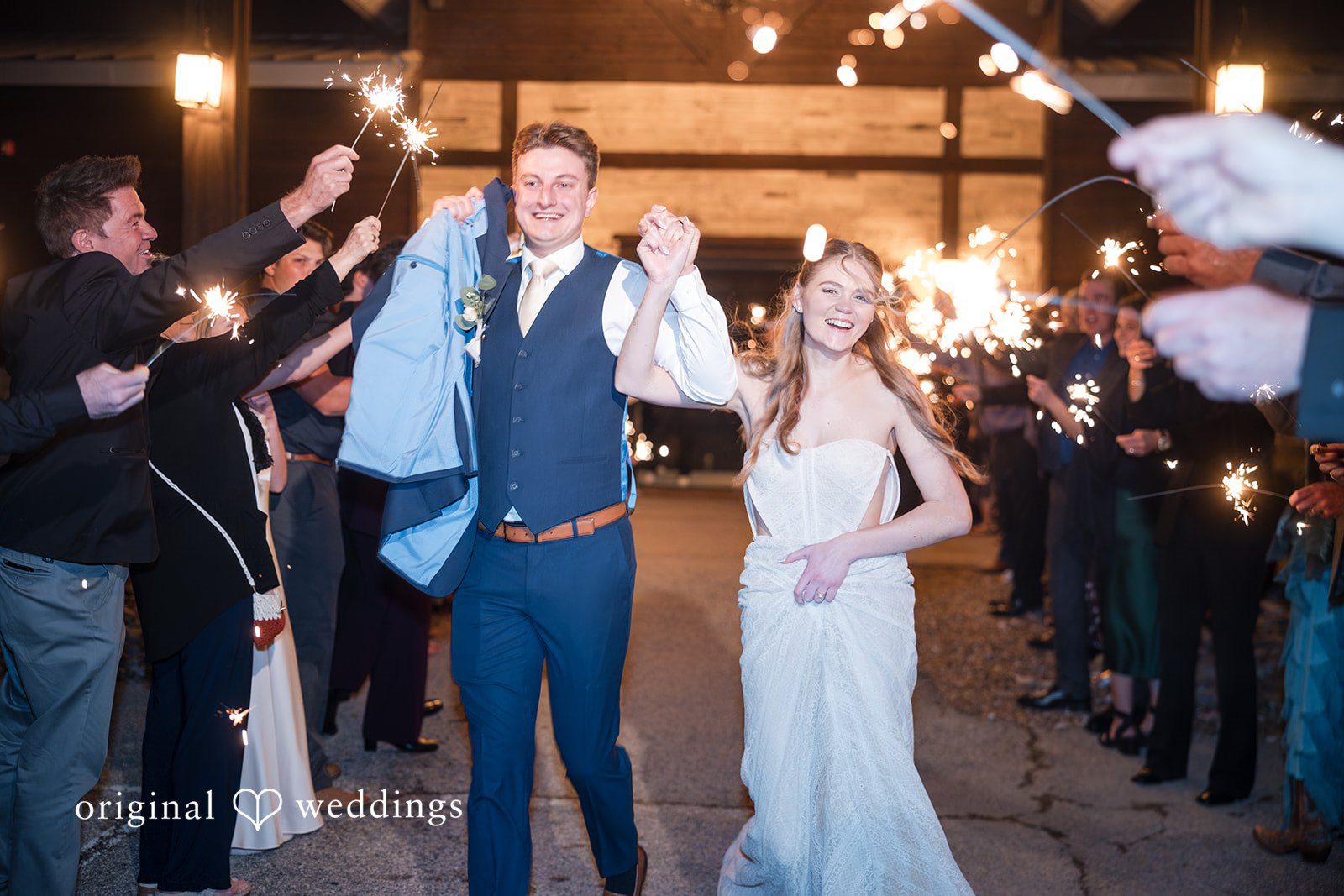 Jacobi + Marlie Beautiful joyful wedding moment of couple at Stone Crest
