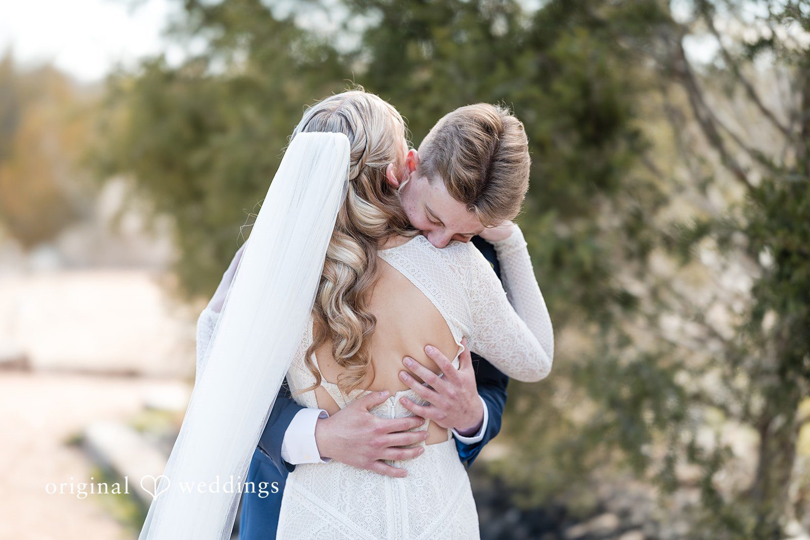 Jacobi + Marlie Beautiful couple emotional hugging moment at Stone Crest