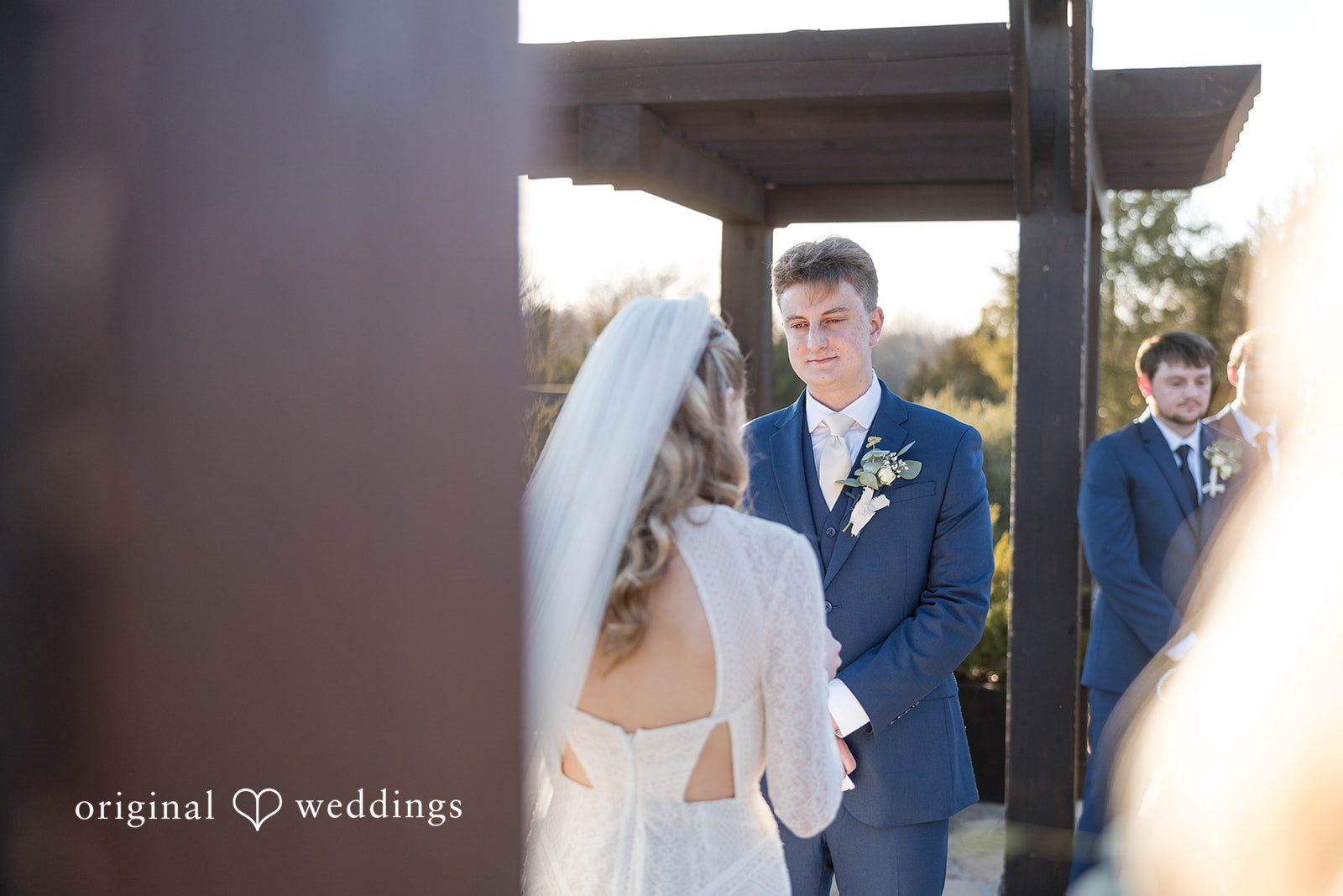 Jacobi + Marlie Beautiful ceremony interaction photography at Stone Crest