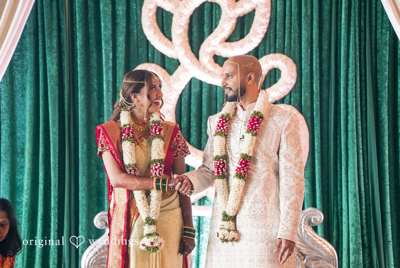 Stunning Portrait of Couple at Stone Crest by Dallas wedding photographers from Original Weddings.