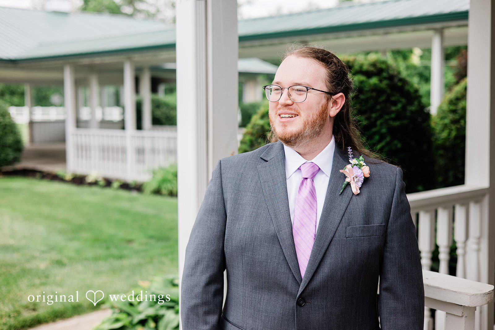 Elegant picture of groom at Sugar Valley Golf Club