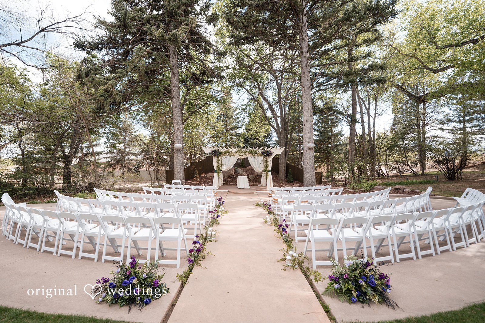 Hannah + Kyle Wedding seating set up at Tapestry House
