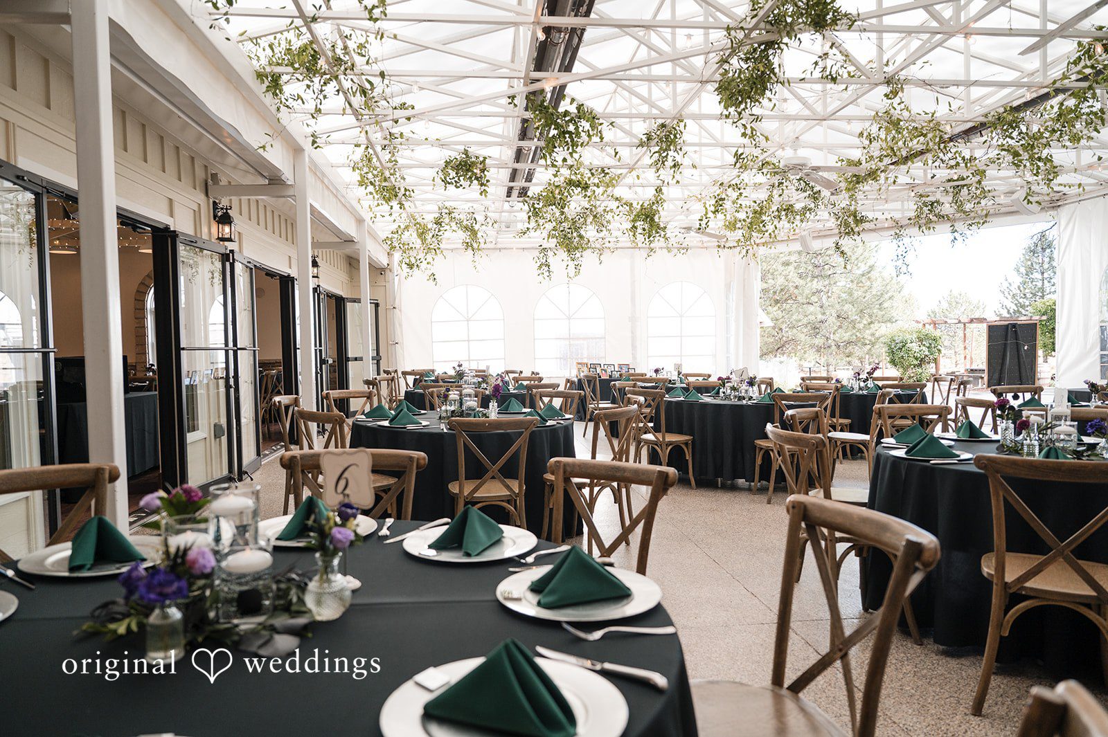 Hannah + Kyle Inner seating set up at Tapestry House wedding