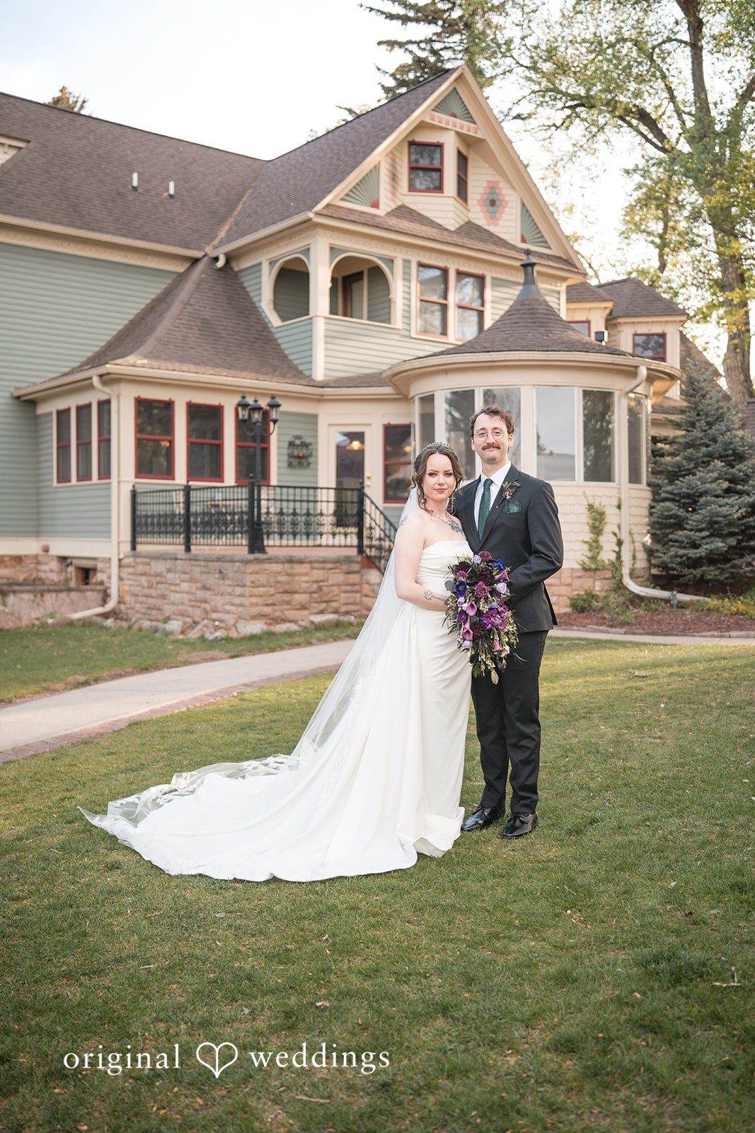 Hannah + Kyle Beautiful picture of bride and groom