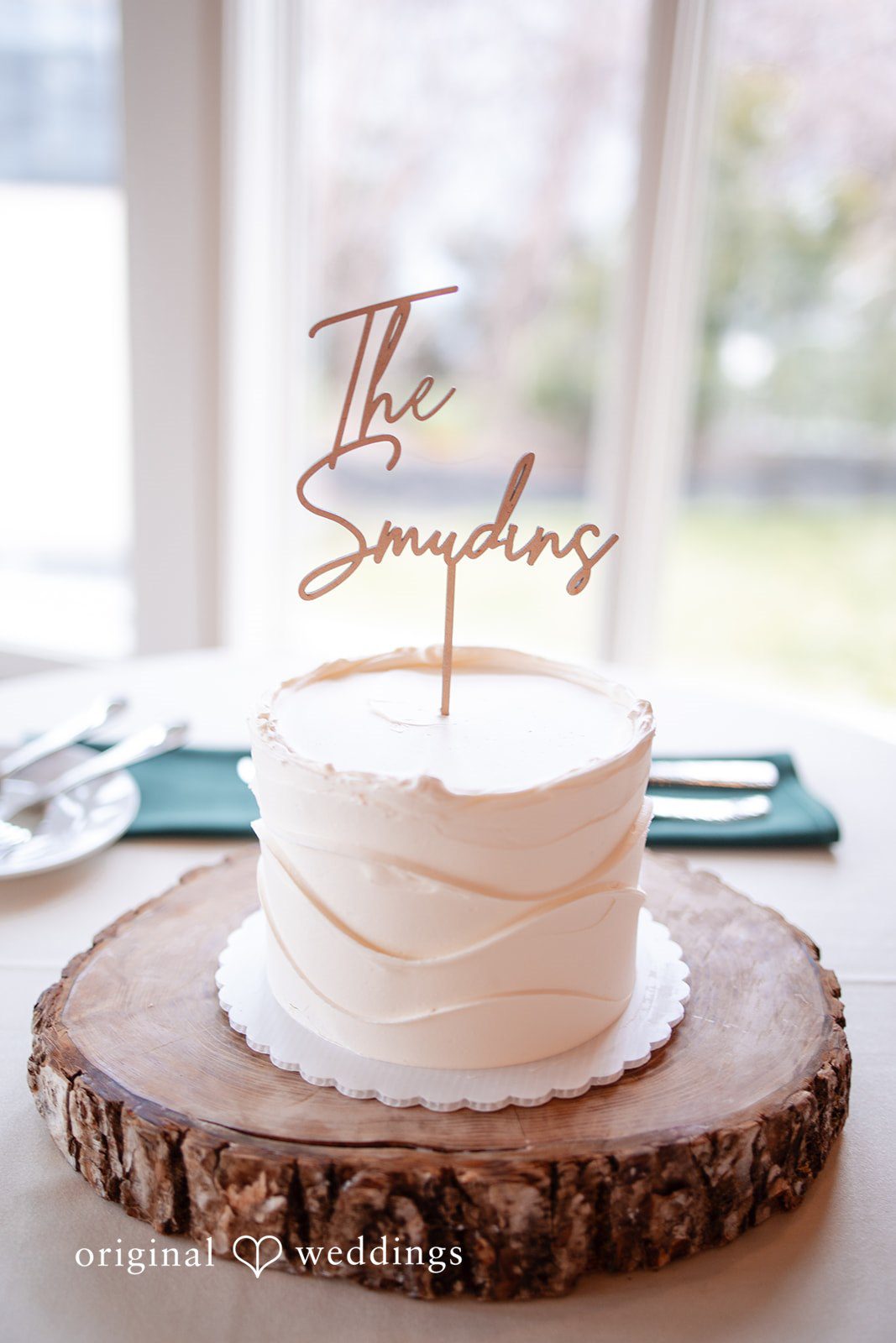 Alanna + Stan Beautiful wedding cake at The Barker House by Wedgewood Weddings