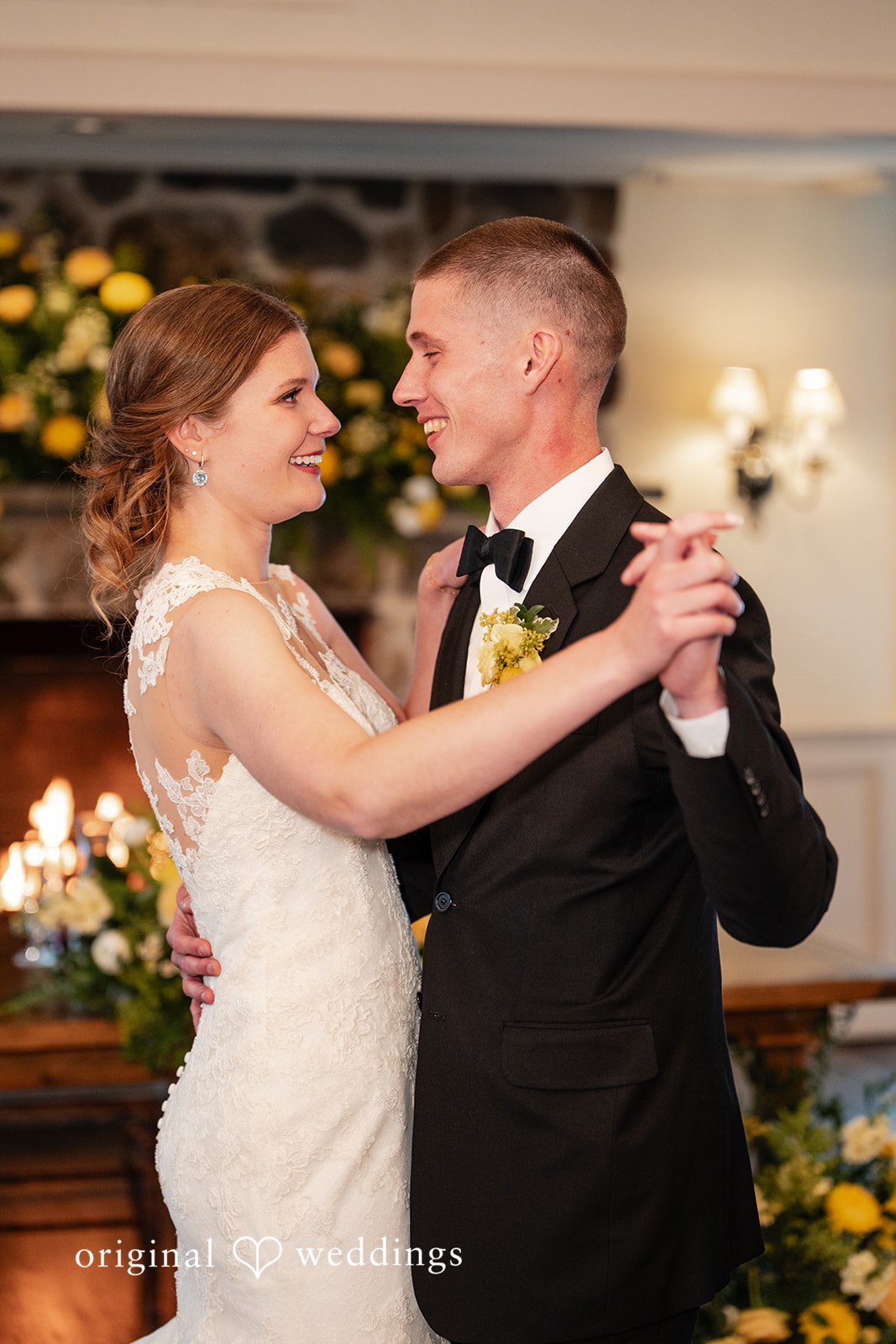 Alanna + Stan Wedding dance portrait capturing emotional connection between bride and groom.