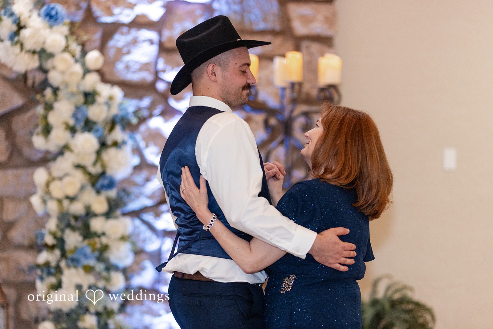 Mary Rose + Nate Groom dancing with his mother during the wedding celebration
