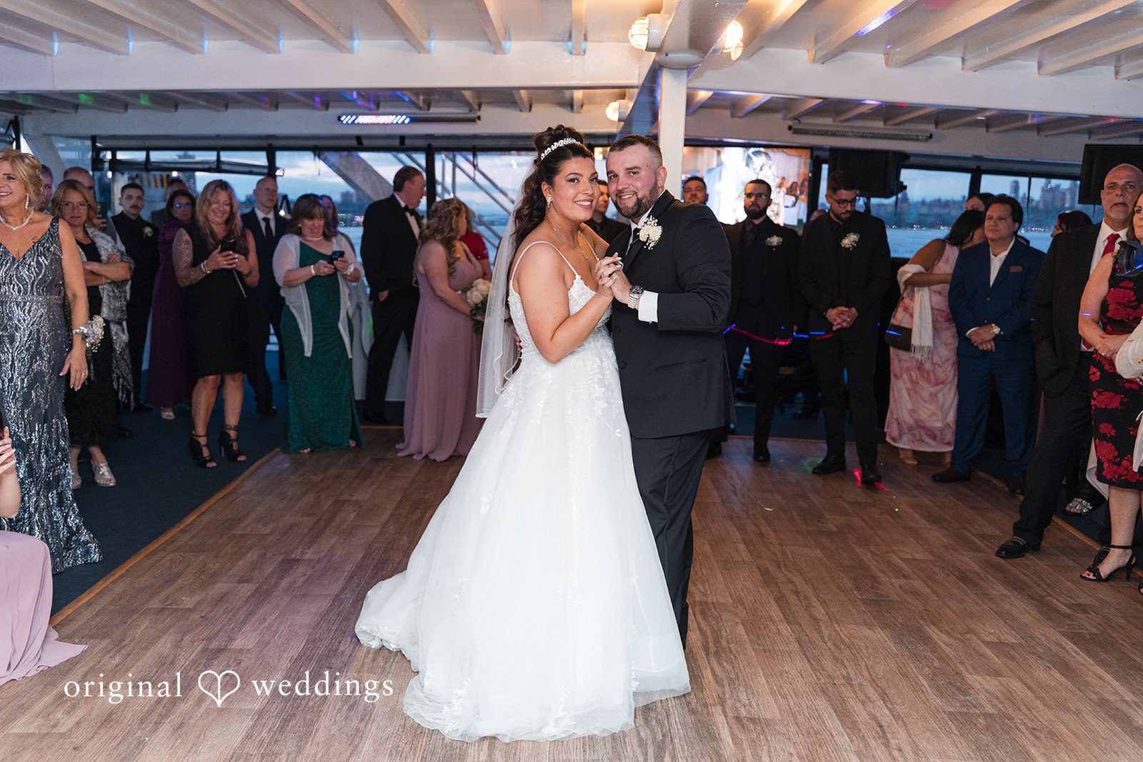Kimberly + Jeff The couple takes a shot on the dance floor