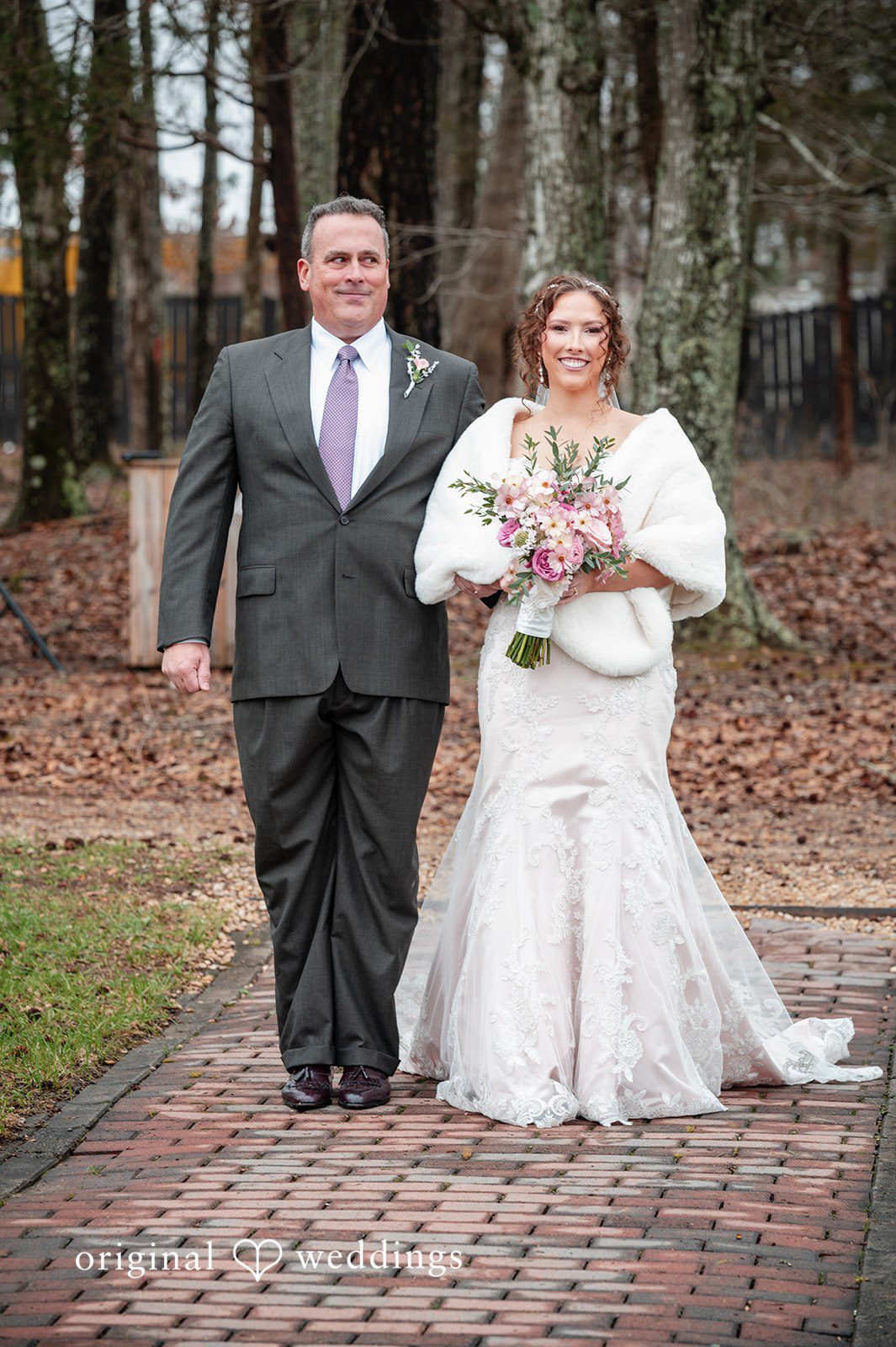 February 21, 2026 – Emsley & Sean – (ID-5193) Romantic wedding entrance moment at The Farley Estate