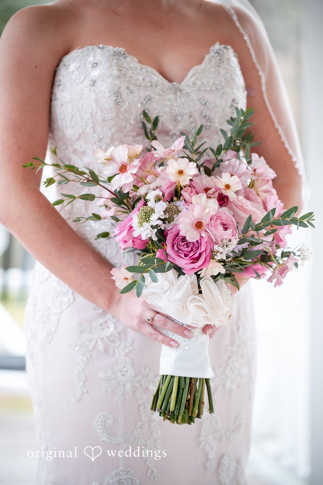 Emsley + Sean Elegant bridal flower bouquet photography at The Farley Estate