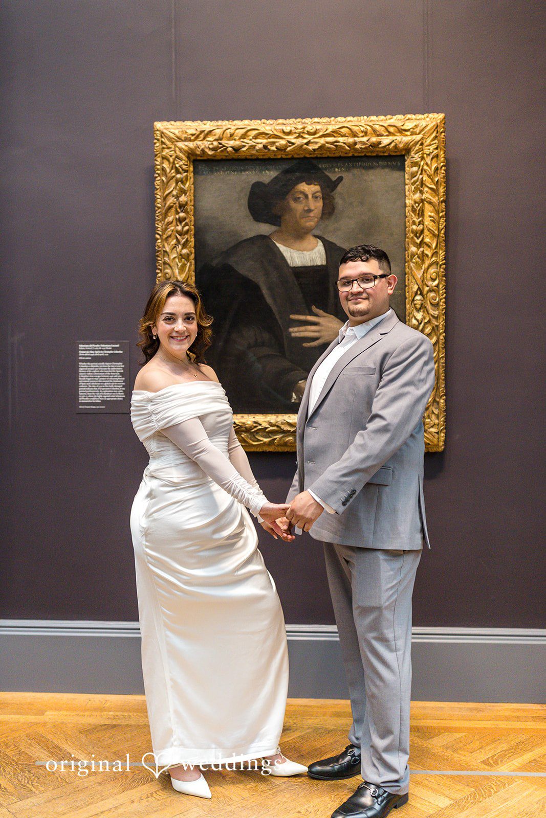 The couple looks cute together