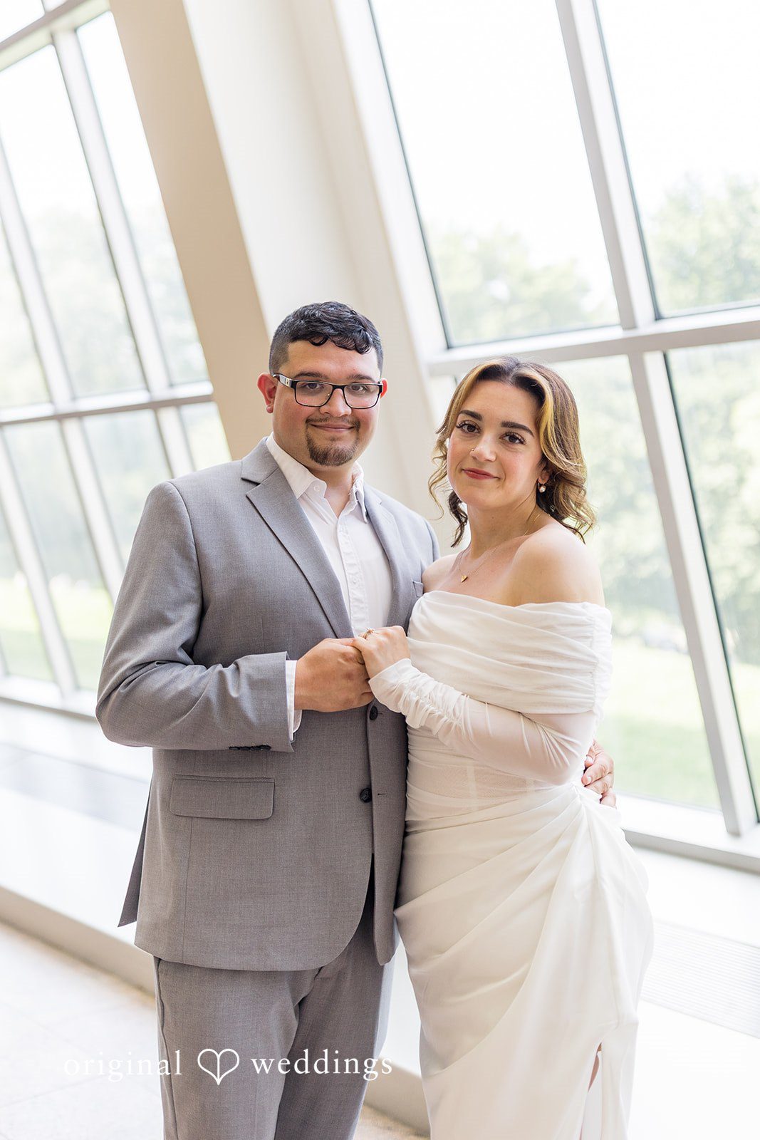 A beautiful portrait of the couple