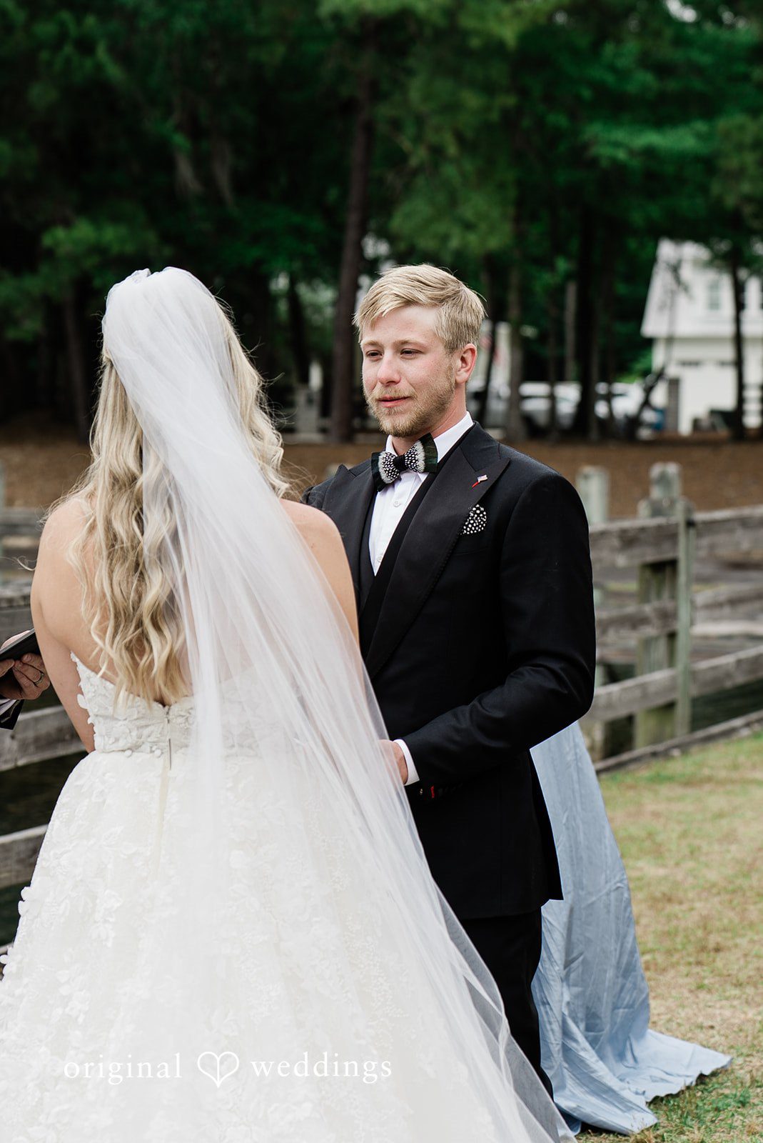 Madeline + John Groom’s emotional reaction during the ceremony