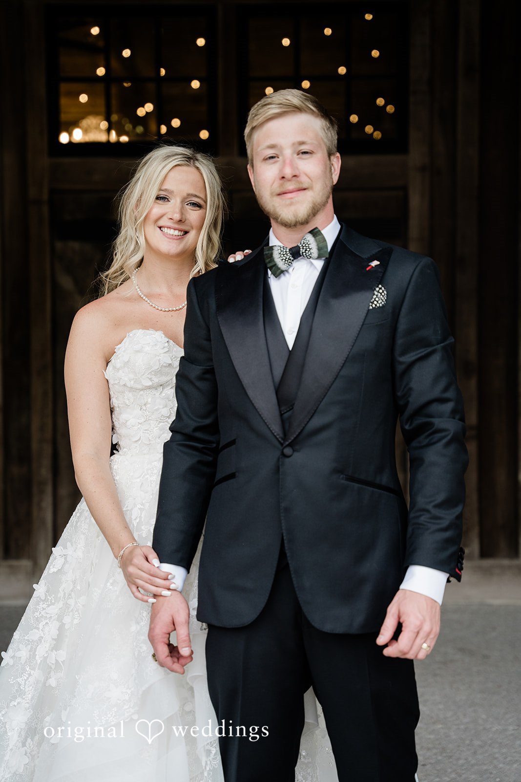 Madeline + John Final wedding portrait before the reception begins