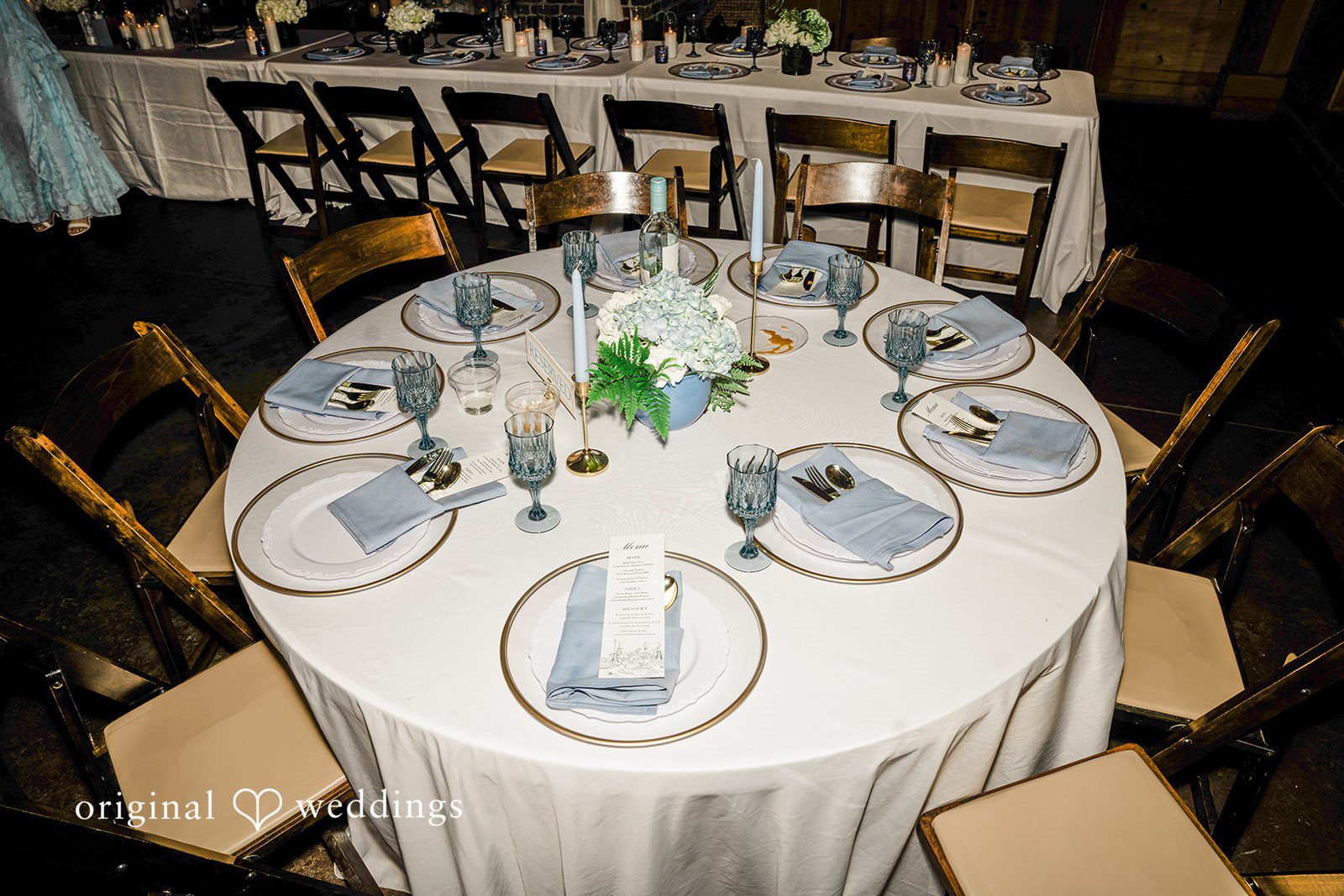 Madeline + John Detailed styling of the ceremony table arrangement