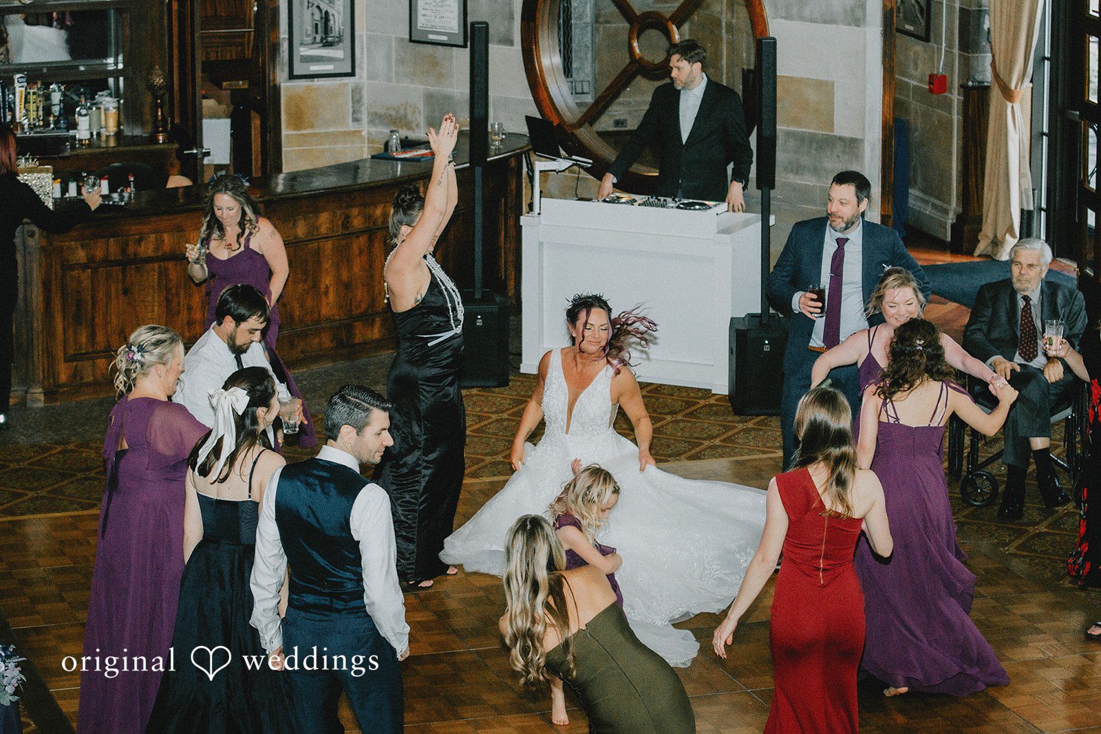 Dance time with bridal party