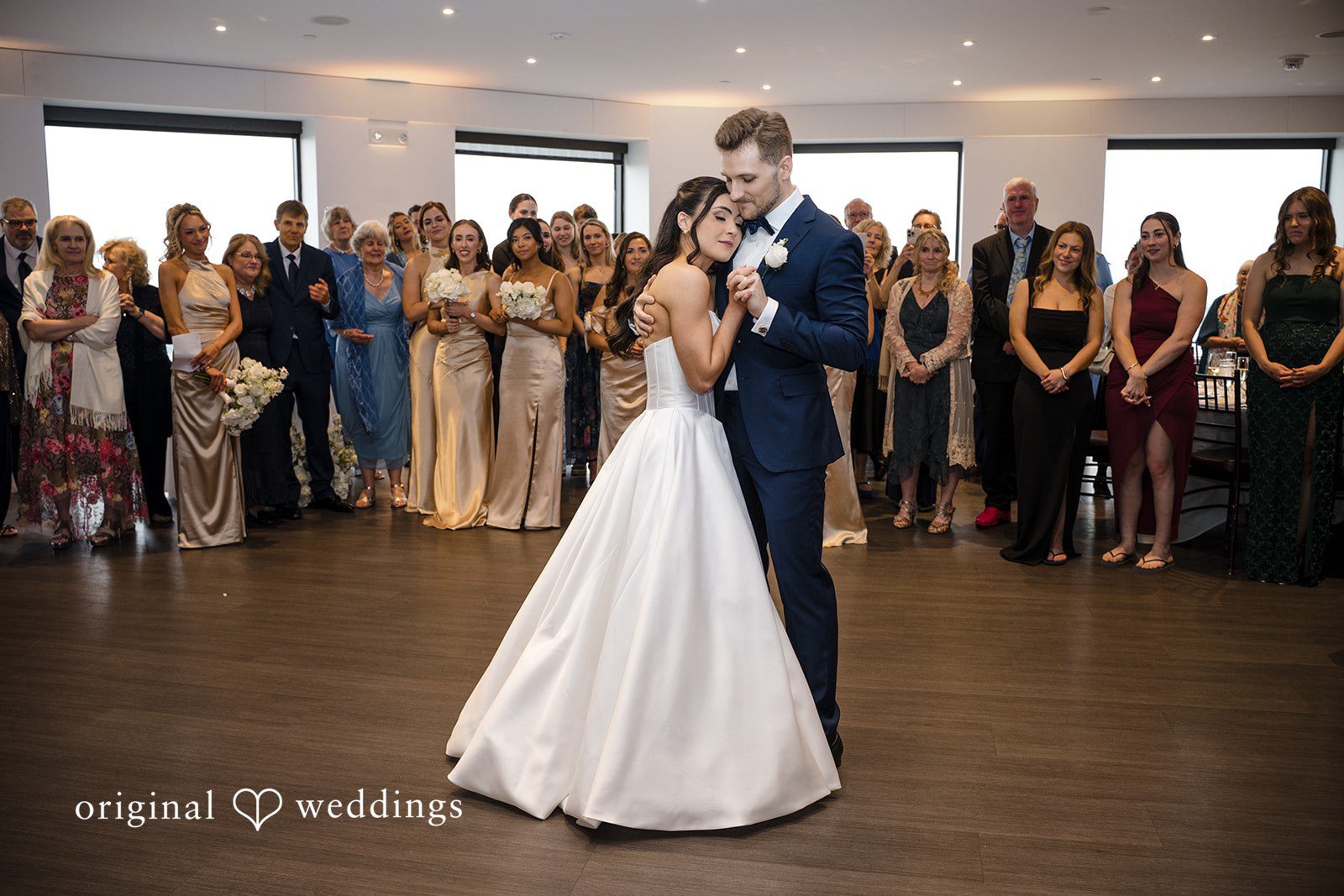 Nathan + Ainsley The couple takes their first dance