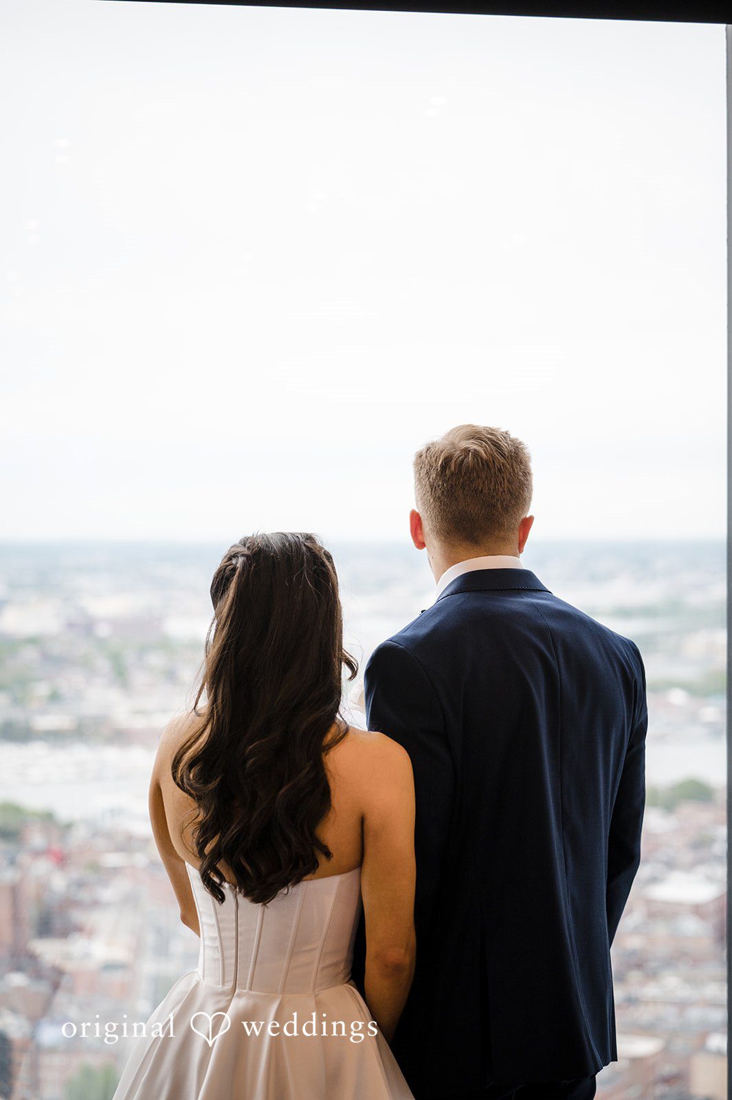 Nathan + Ainsley The couple is overlooking the city skyline