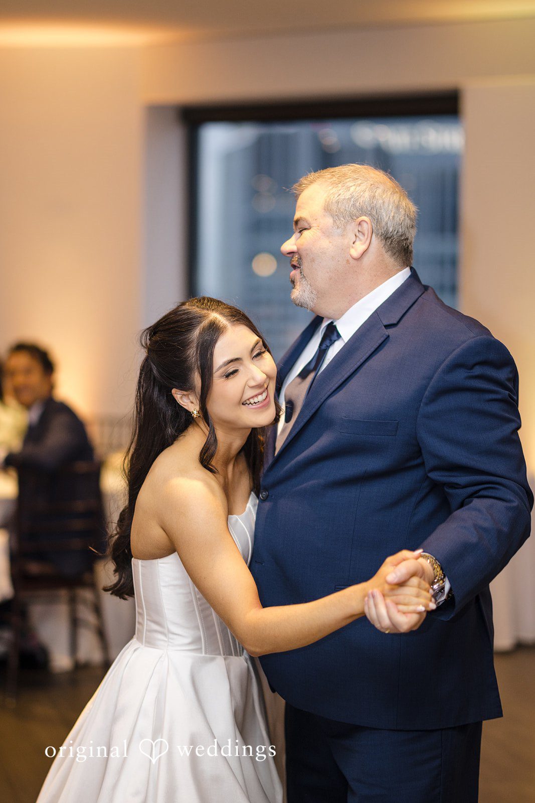 Nathan + Ainsley The bride shares a beautiful moment with her father