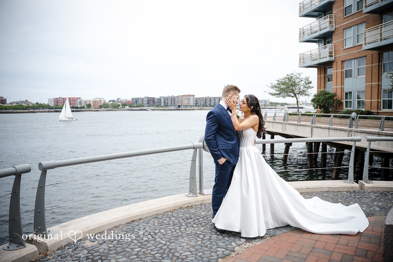 Nathan + Ainsley A romantic portrait by the water side