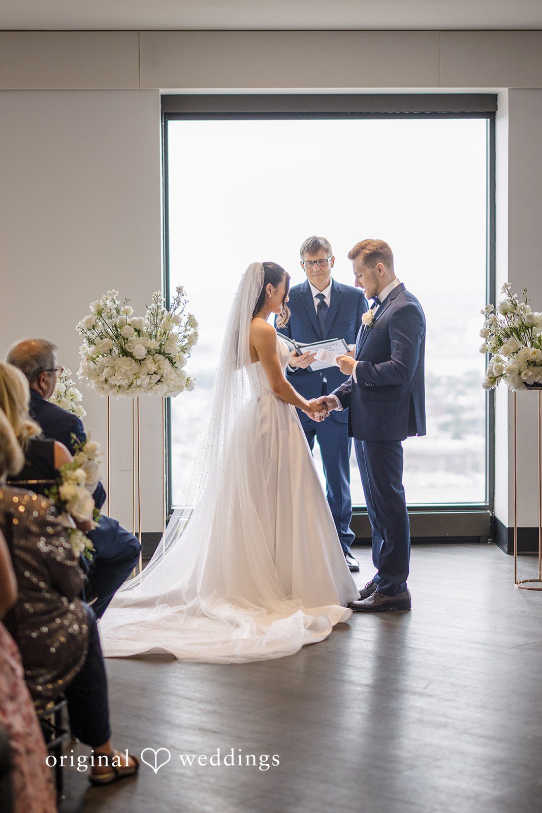 Nathan + Ainsley The couple exchanges marital vows