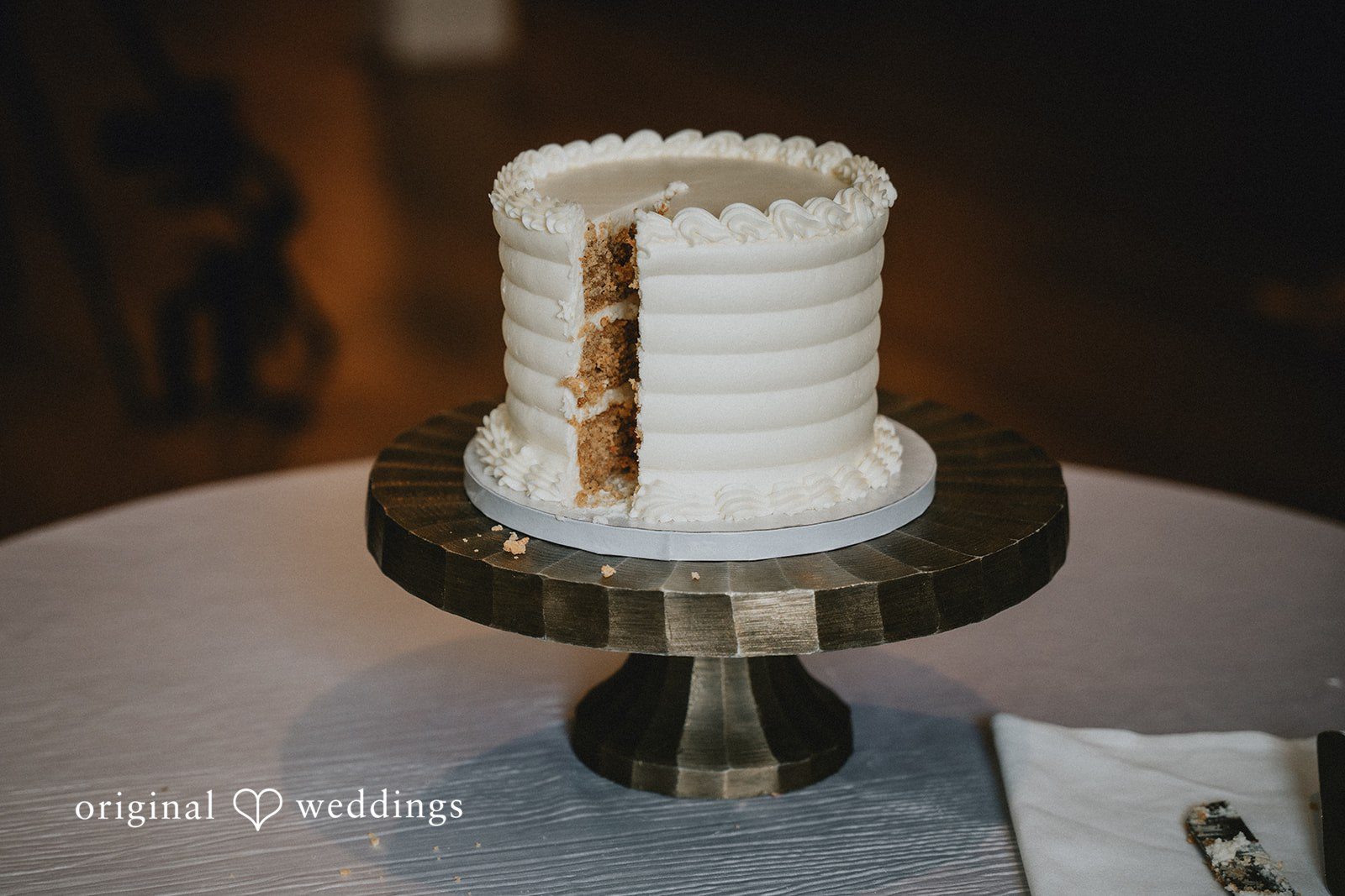 Danielle + Tyler Reception table details at The Villa at Ridder Country Club wedding reception
