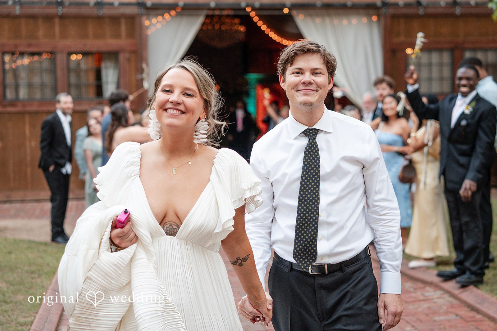 Elizabeth + Zodi Bride and groom enjoying a romantic moment at The Wheeler House wedding reception