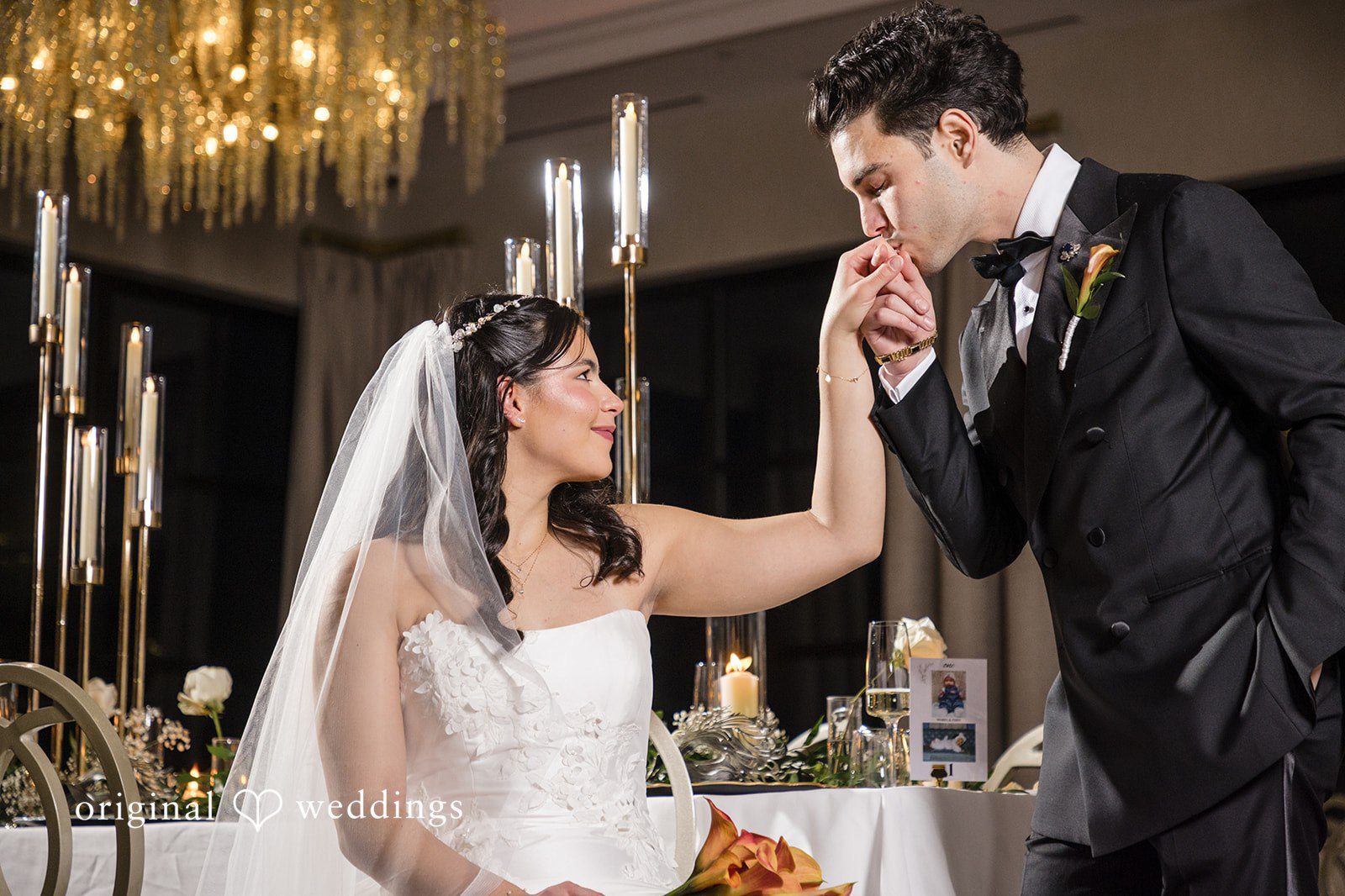 Stunning portrait of couple at Tyde at Walnut Beach by Hartford CT Wedding Photographers from Original Weddings.