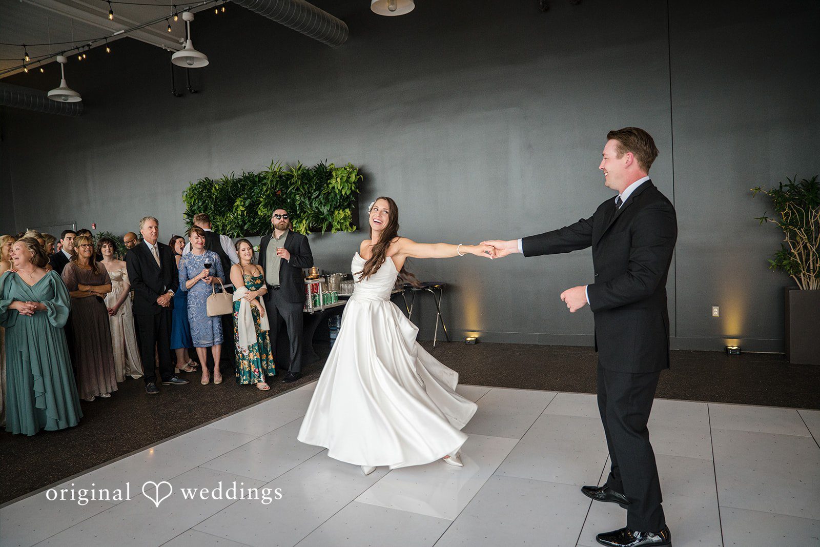 Ann + Justin Dance time at the wedding reception
