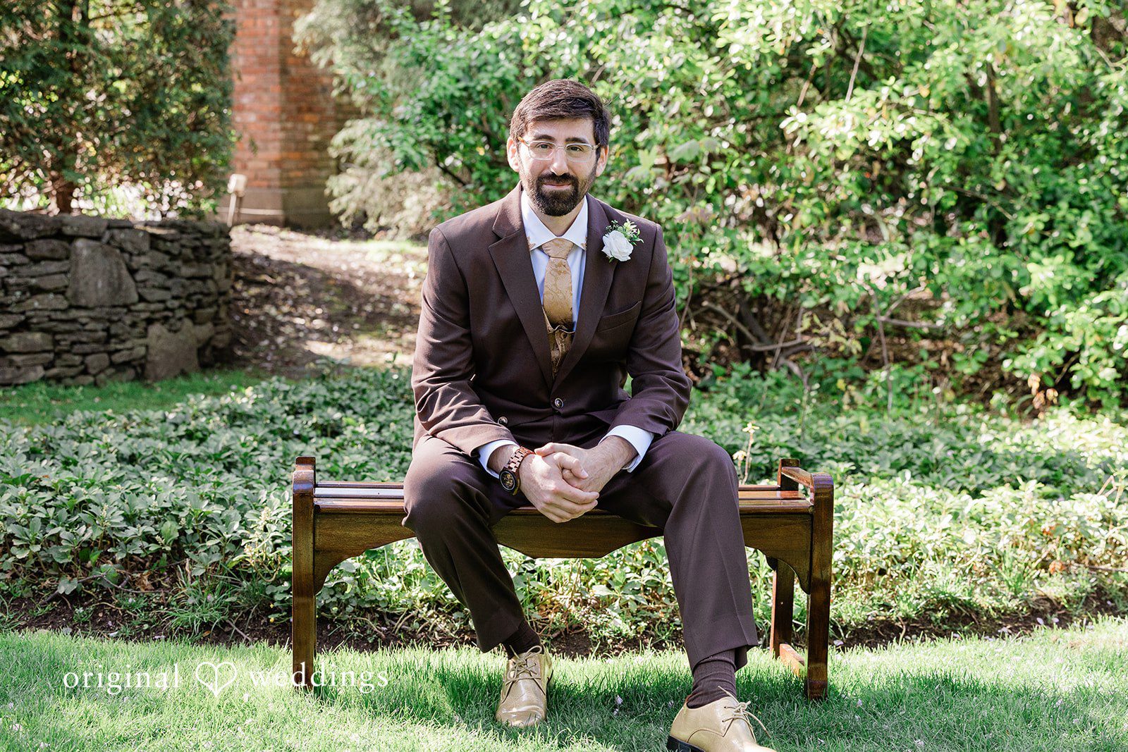 Sabrina + Jonathan Solo photoshoot of groom in his wedding attire