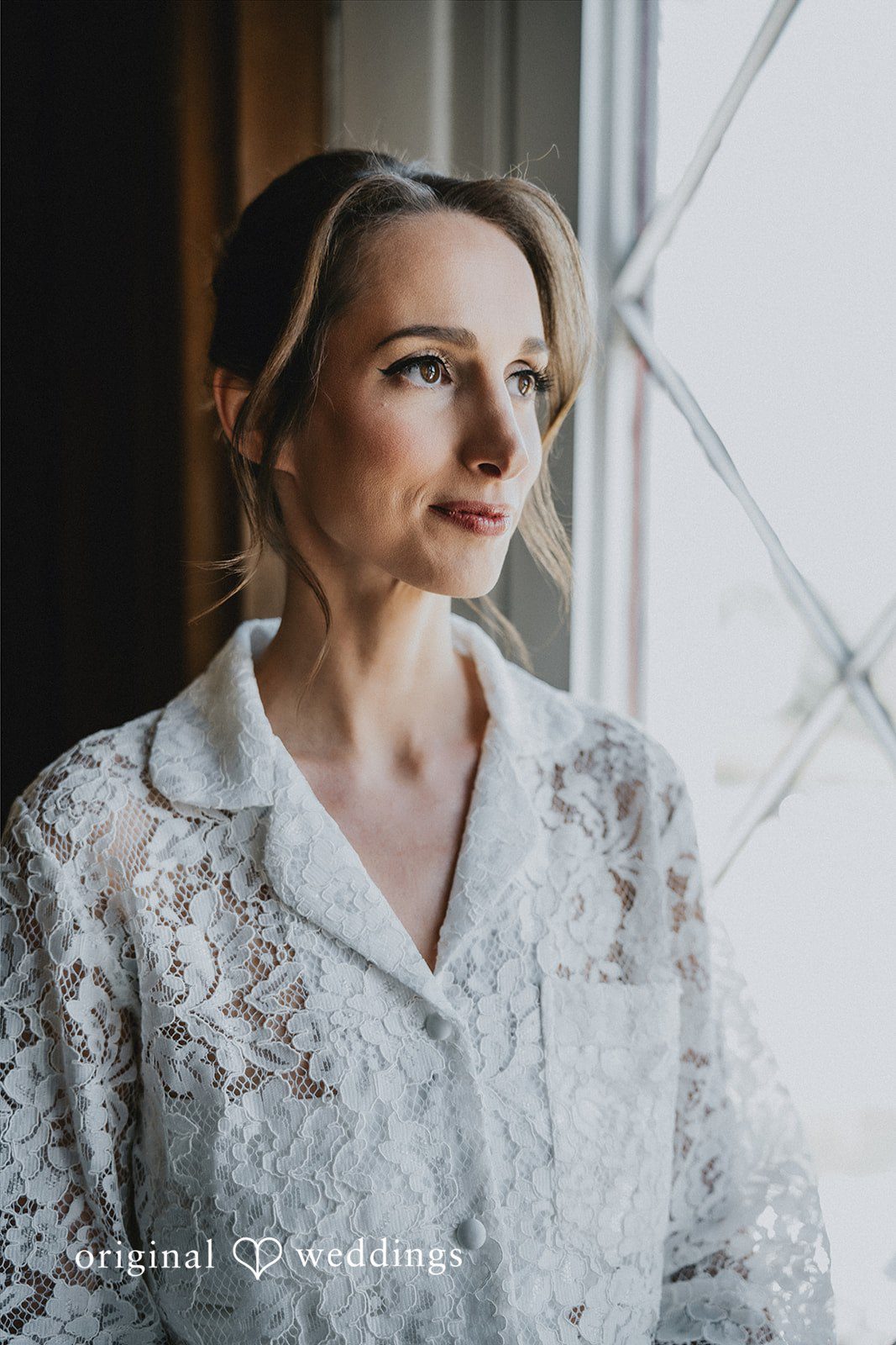 A portrait of the bride before the wedding