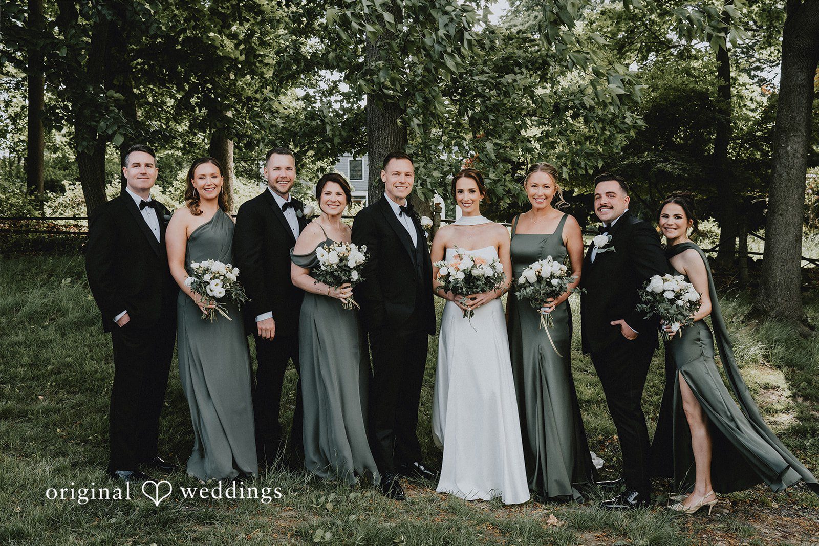 Our New York City wedding photographers captured a stunning portrait of the couple at the Whitby Castle