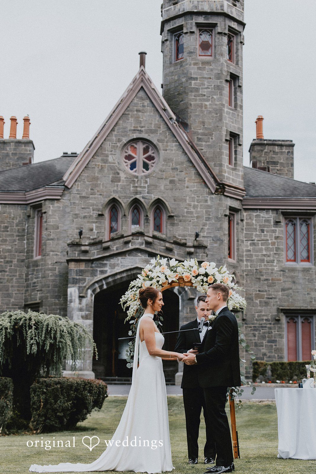 The Whitby Castle wedding ceremony