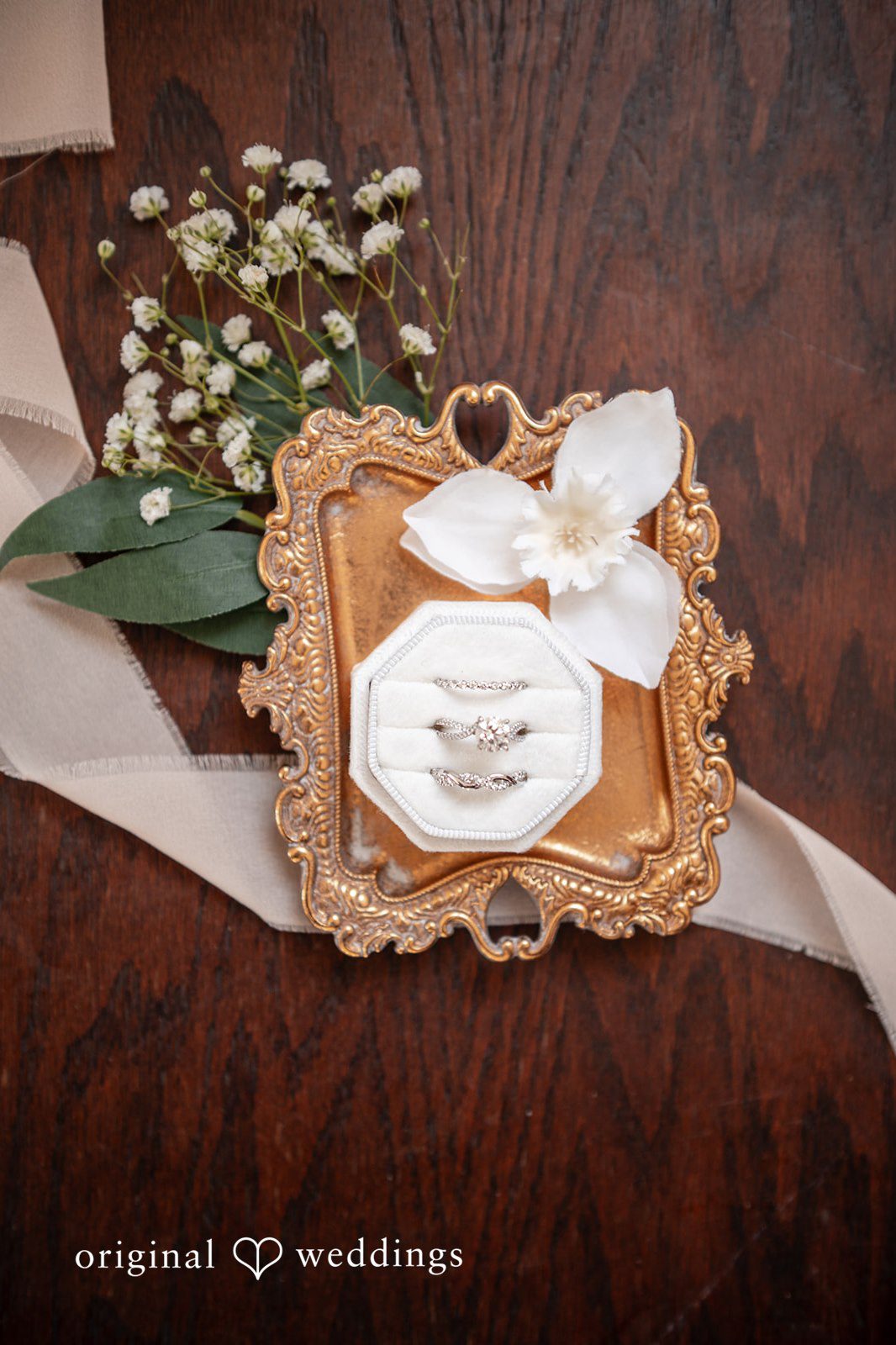 Lauren + Ron Wedding rings