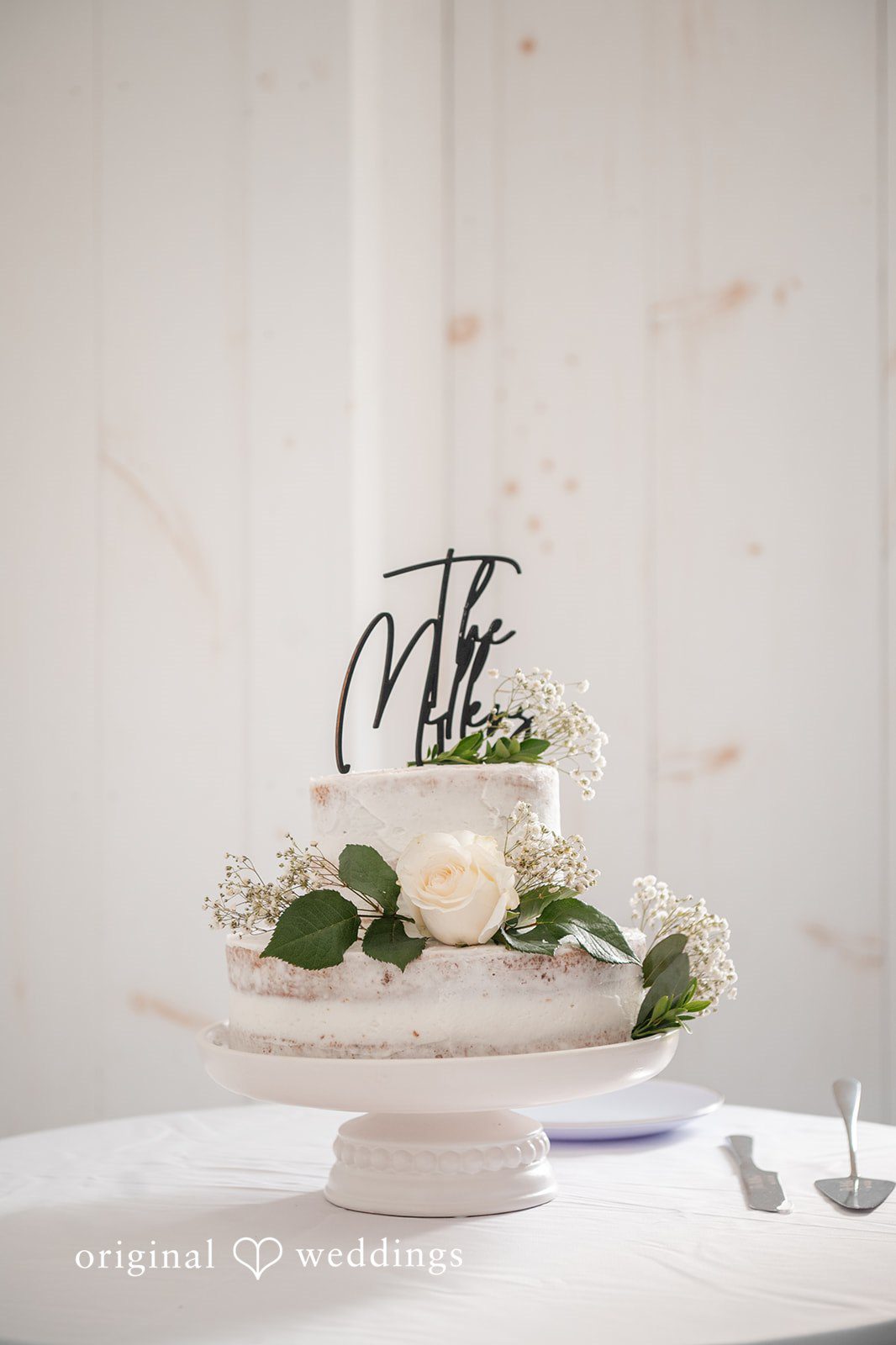 Lauren + Ron Wedding cake