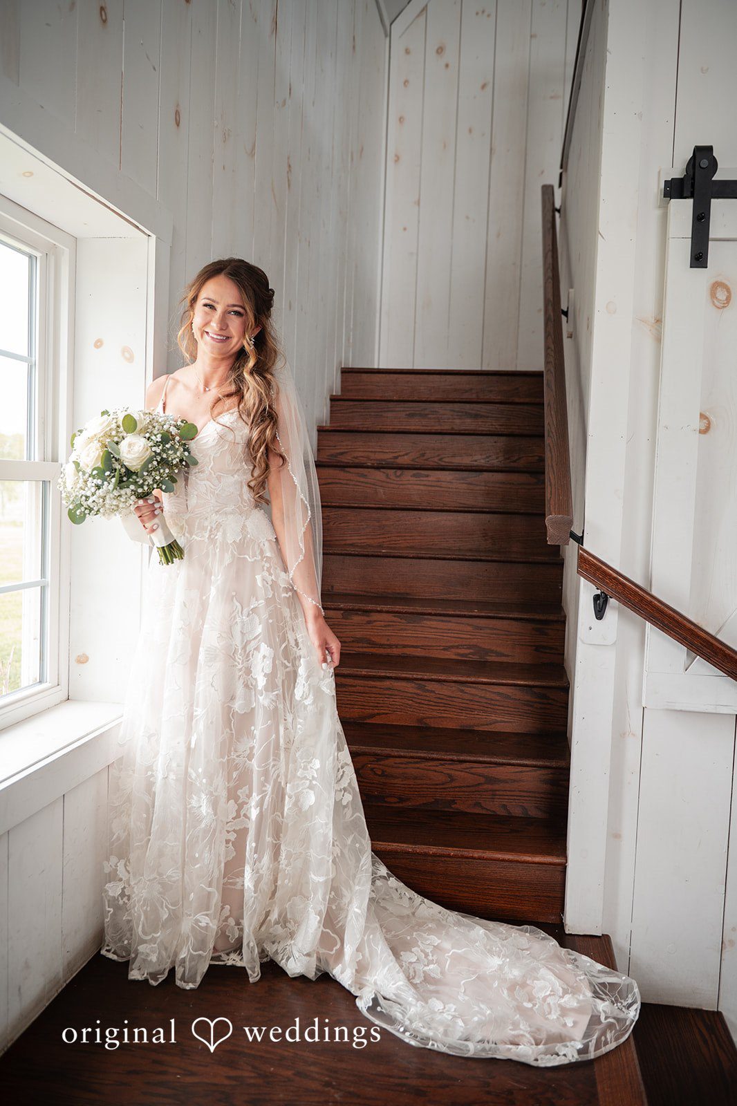 Lauren + Ron Our Cleveland wedding photographers captured a stunning portrait of the bride