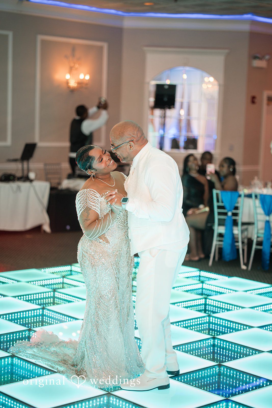 Glen + Constance The bride and groom lit the dance floor